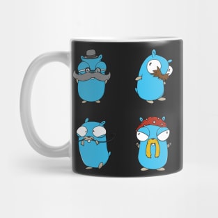 Mustached Gophers Pack Mug